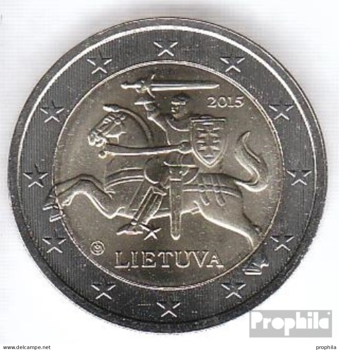 Litauen LIT 9 2015 Stgl./unzirkuliert Stgl./unzirkuliert 2015 Kursmünze 2 Euro - Litauen