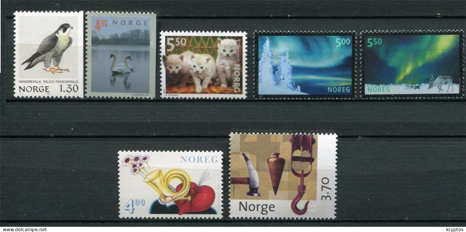 Norway.  7 Stamps. ALL MINT** - Collections