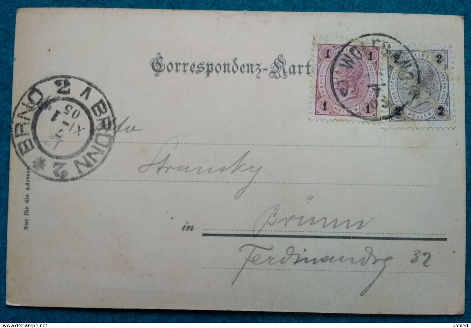 00703*AUSTRIA*ÖSTERREICH*SALZKAMMERGUT*SCHAFBERGALPE*SCHÖNE FRANKIERUNG*1905 - St. Gilgen