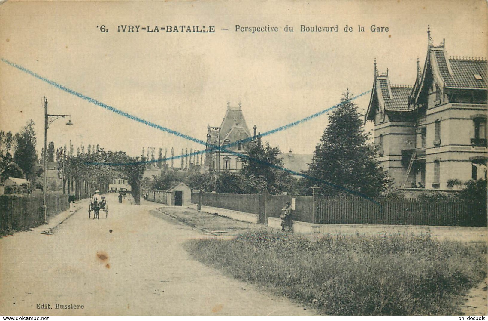 EURE  IVRY LA BATAILLE  Boulevard De La Gare - Ivry-la-Bataille