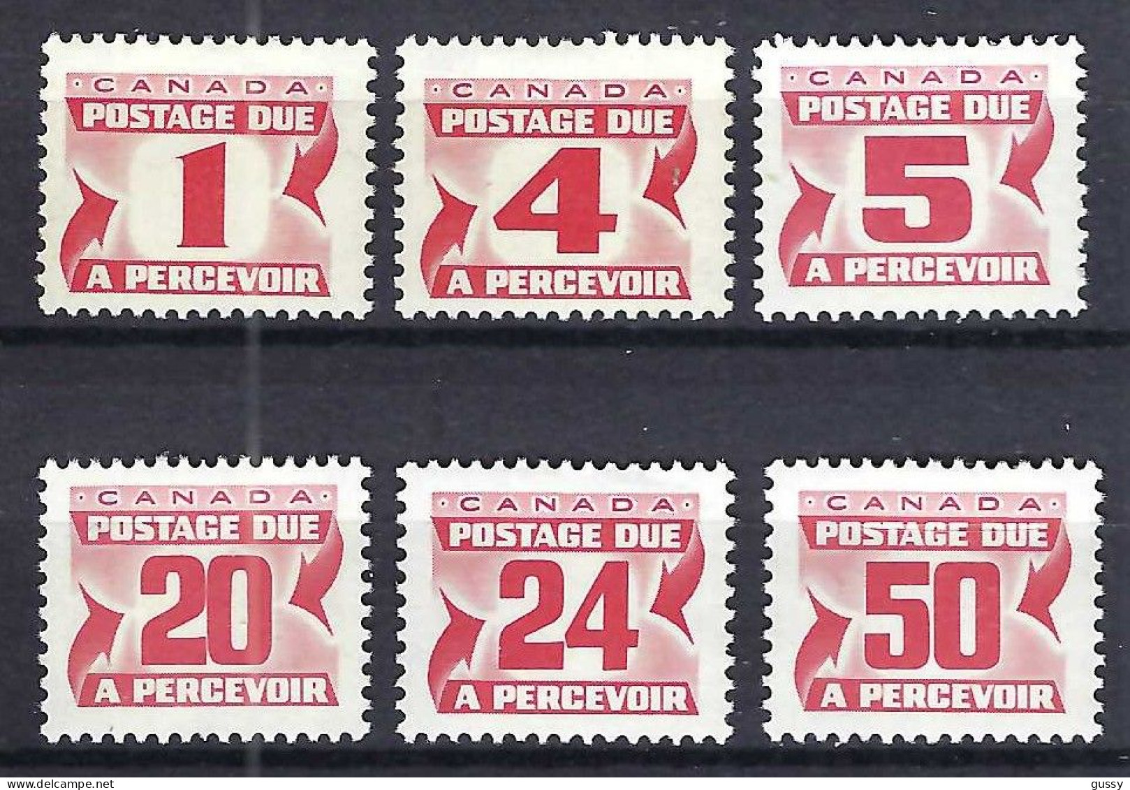 CANADA Taxe Ca.1970: Lot De Neufs* - Portomarken