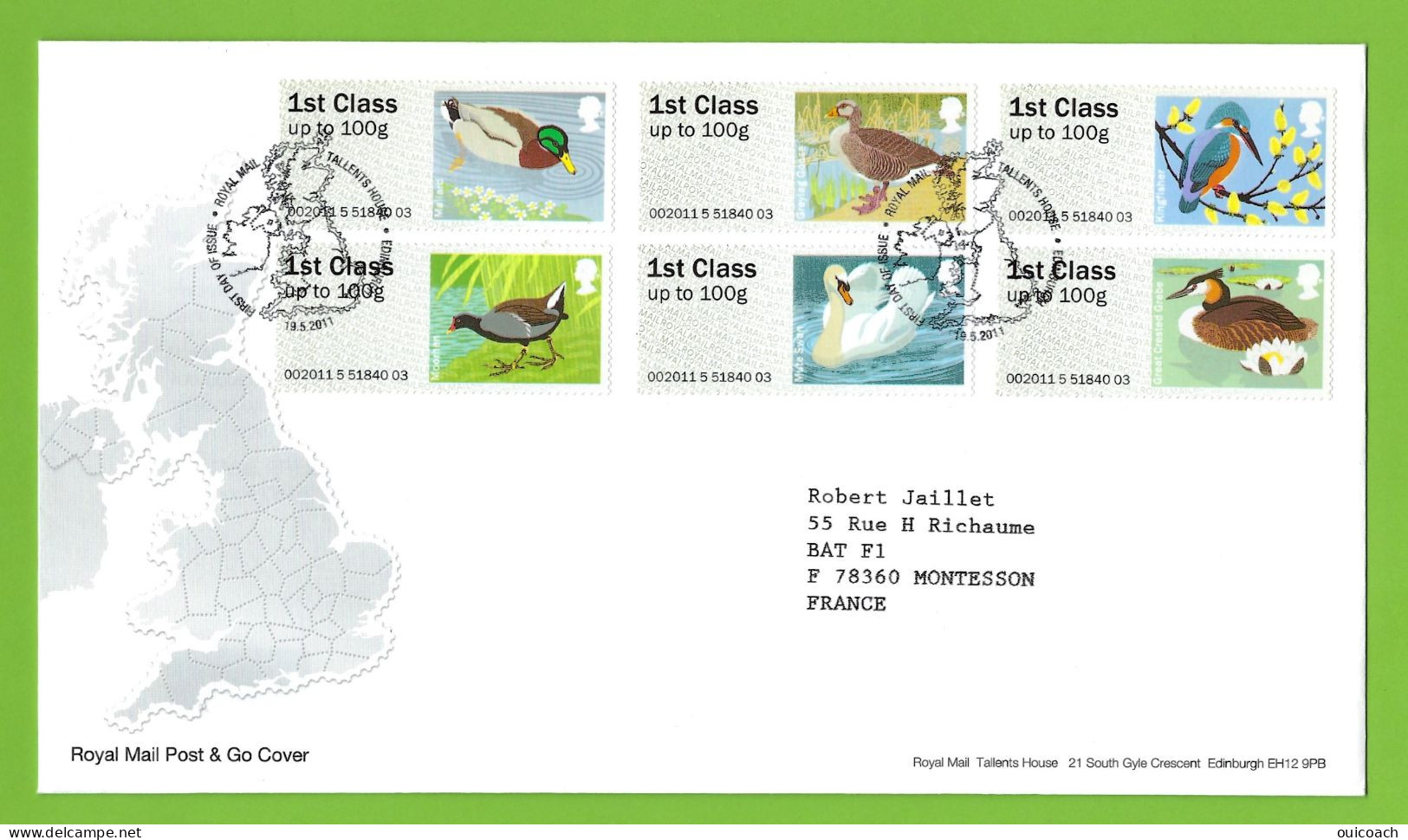 Oiseaux Distributeur 15 à 20 - 2011-2020 Dezimalausgaben