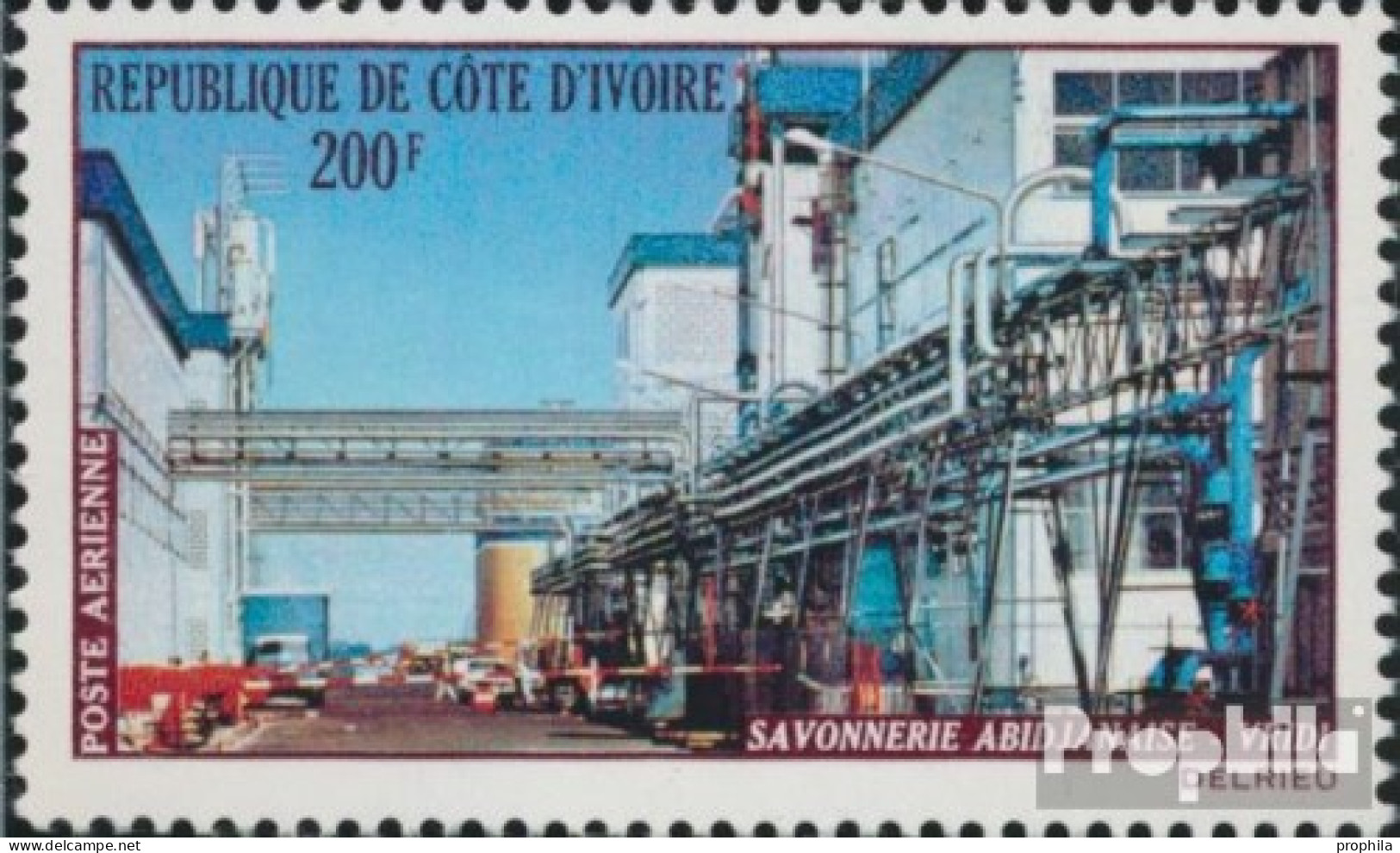 Elfenbeinküste 452 (kompl.Ausg.) Postfrisch 1974 Seifenfabrik - Côte D'Ivoire (1960-...)