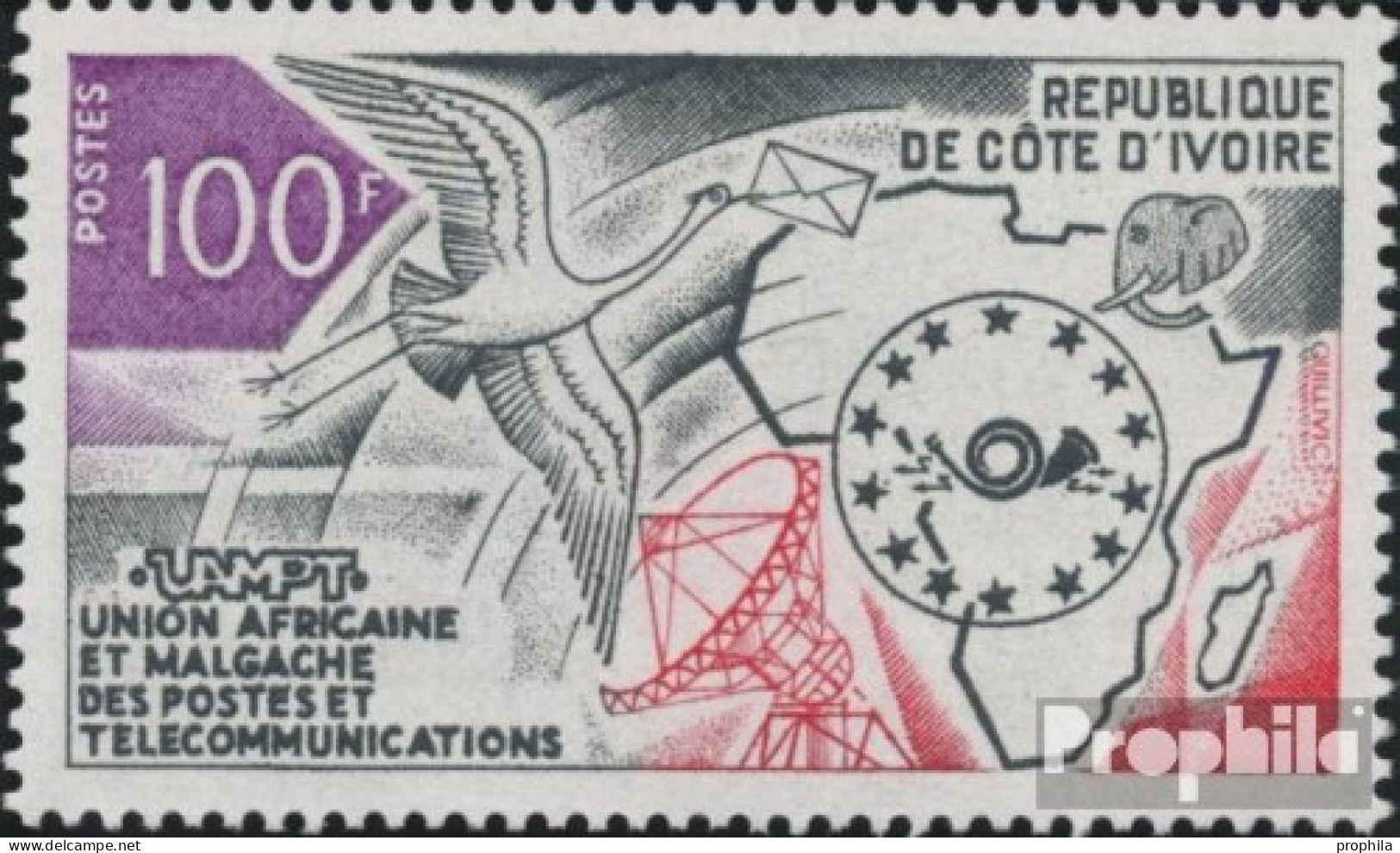 Elfenbeinküste 436 (kompl.Ausg.) Postfrisch 1973 Afrikanisch Madagassische Postunion - Côte D'Ivoire (1960-...)