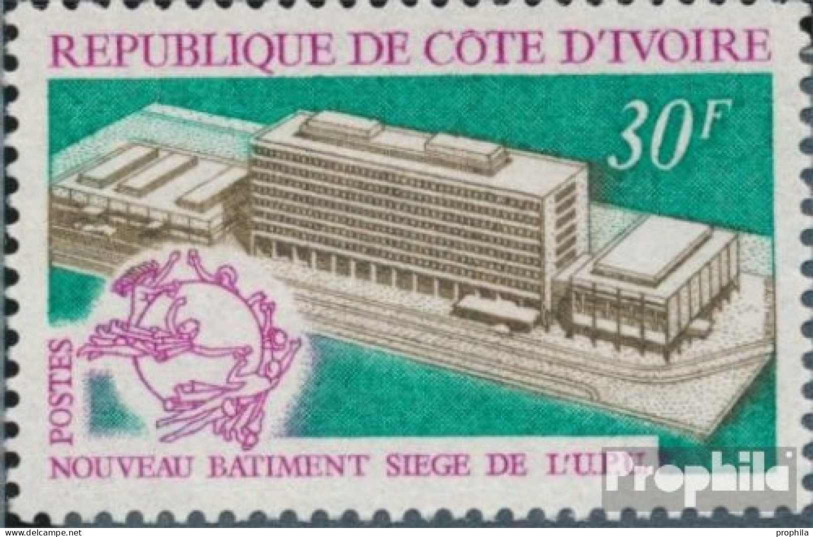 Elfenbeinküste 362 (kompl.Ausg.) Postfrisch 1970 Weltpostverein - Côte D'Ivoire (1960-...)