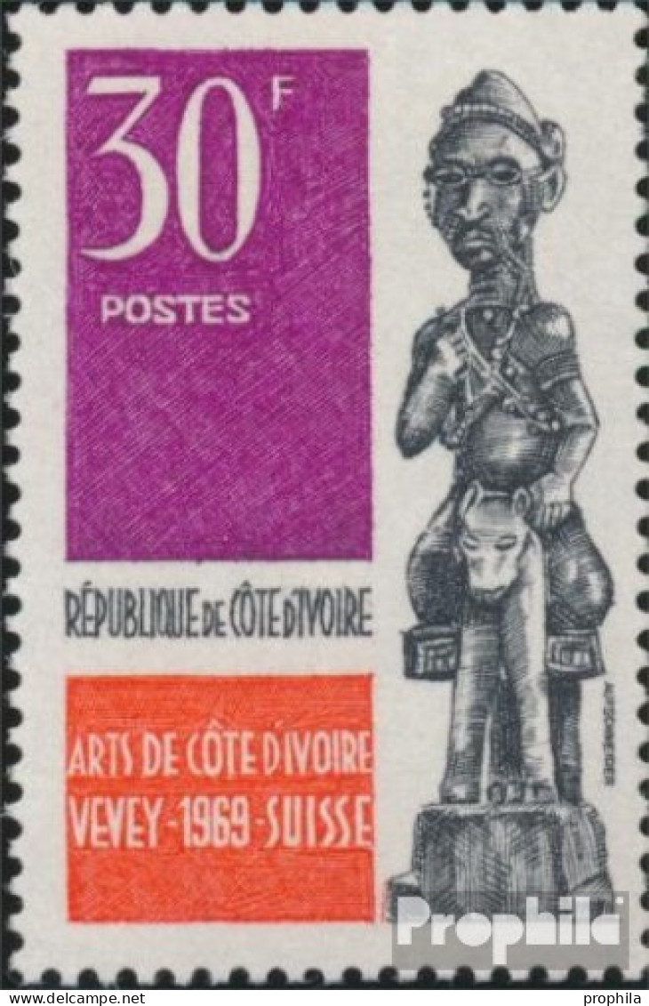 Elfenbeinküste 345 (kompl.Ausg.) Postfrisch 1969 Kunstausstellung - Côte D'Ivoire (1960-...)