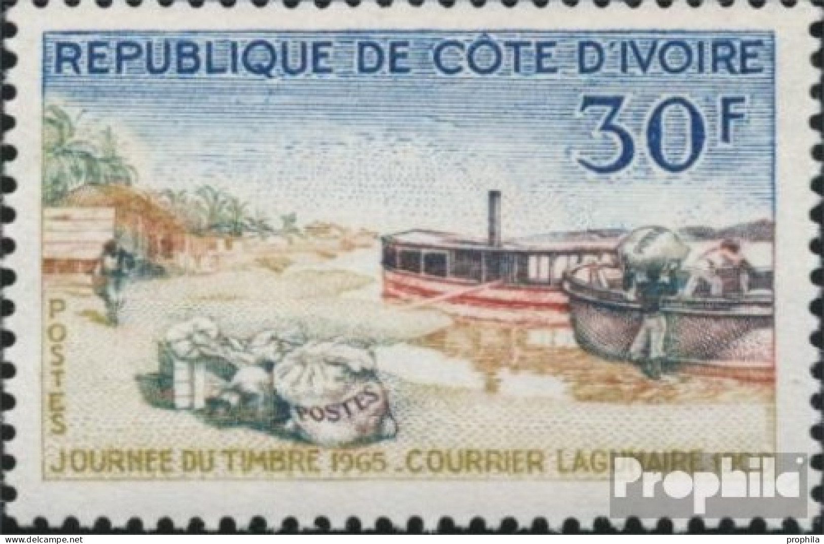 Elfenbeinküste 282 (kompl.Ausg.) Postfrisch 1965 Tag Der Briefmarke - Côte D'Ivoire (1960-...)