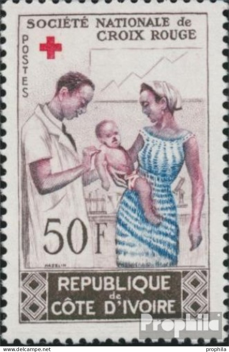 Elfenbeinküste 267 (kompl.Ausg.) Postfrisch 1964 100 Jahre Rotes Kreuz - Côte D'Ivoire (1960-...)