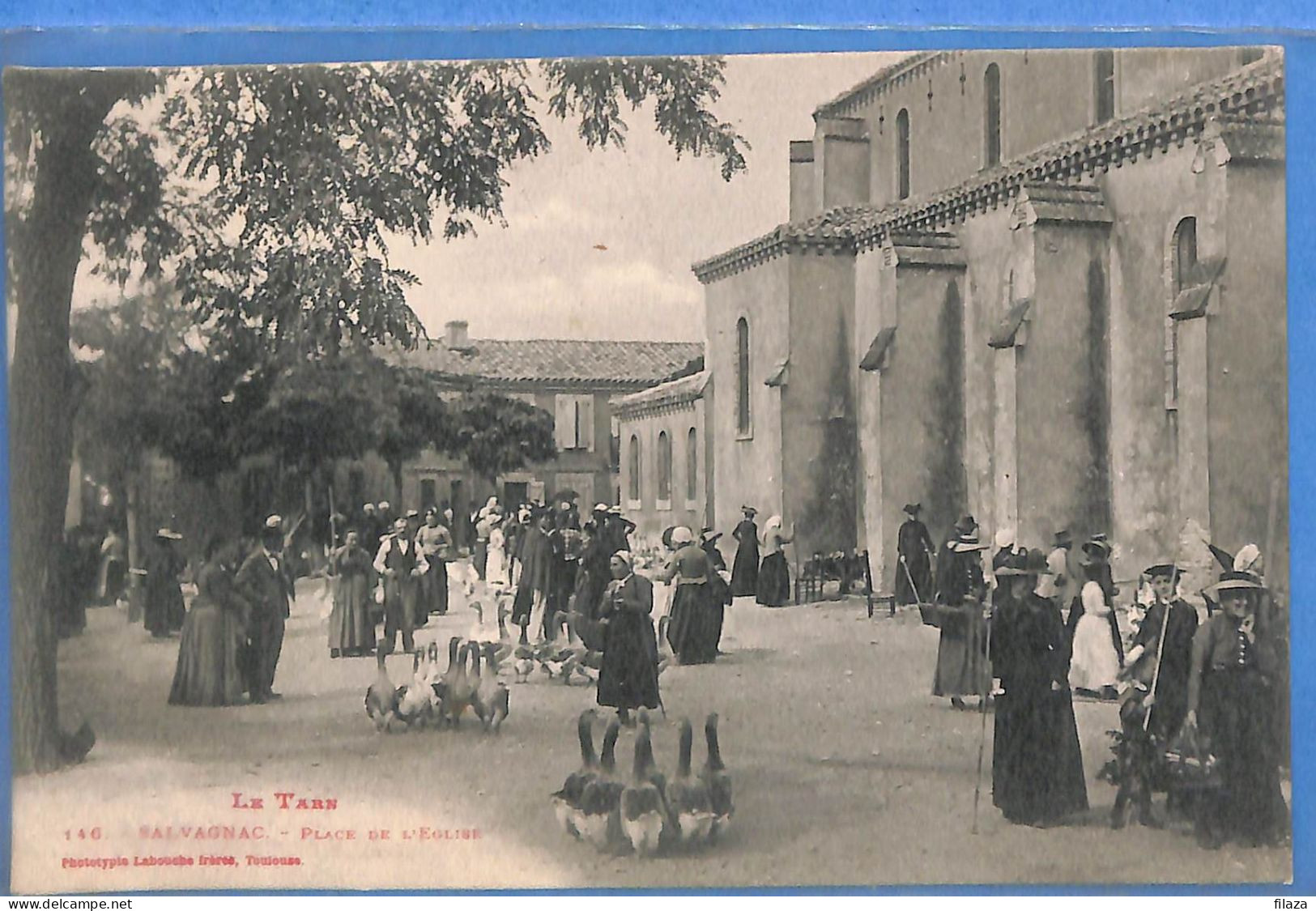 81 - Tarn - Salvagnac - Place De L'Eglise (N13709) - Salvagnac