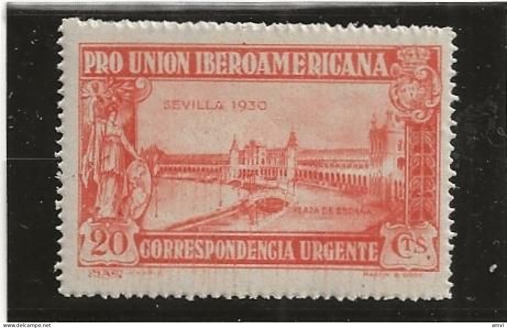 23-0723 Pro Union Iberoamericana Sevilla Plaza De España Urgente 20c - Nuevos