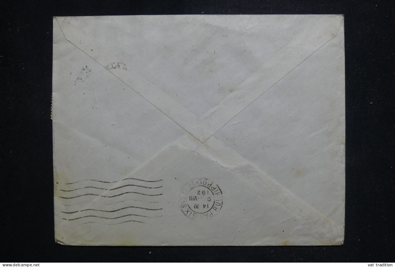 GRECE - Enveloppe Commerciale De Salonique Pour Paris En 192. - L 146799 - Storia Postale