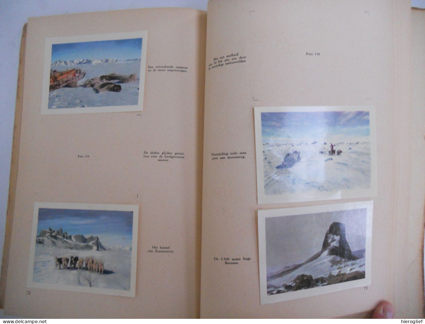 ANTARCTIC Belgische Zuidpool expeditie - album côte d'or - bevat 100 chromo's vd 164 antarctica