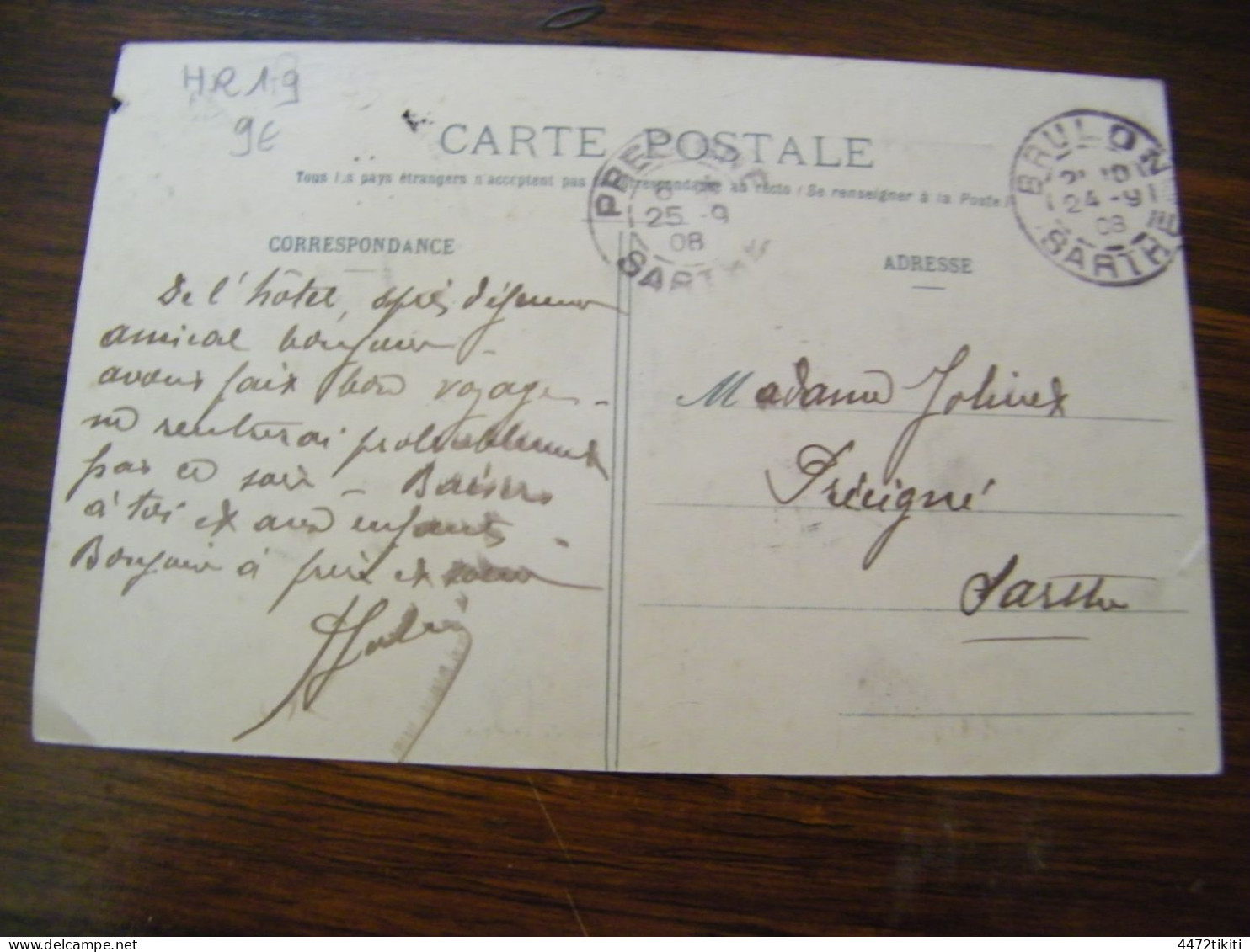 CPA - Brûlon (72) - Passage De Troupes - Place De La Mairie - Hôtel De La Boule D'Or Maison Toupin - 1908 - SUP  (HR 19) - Brulon