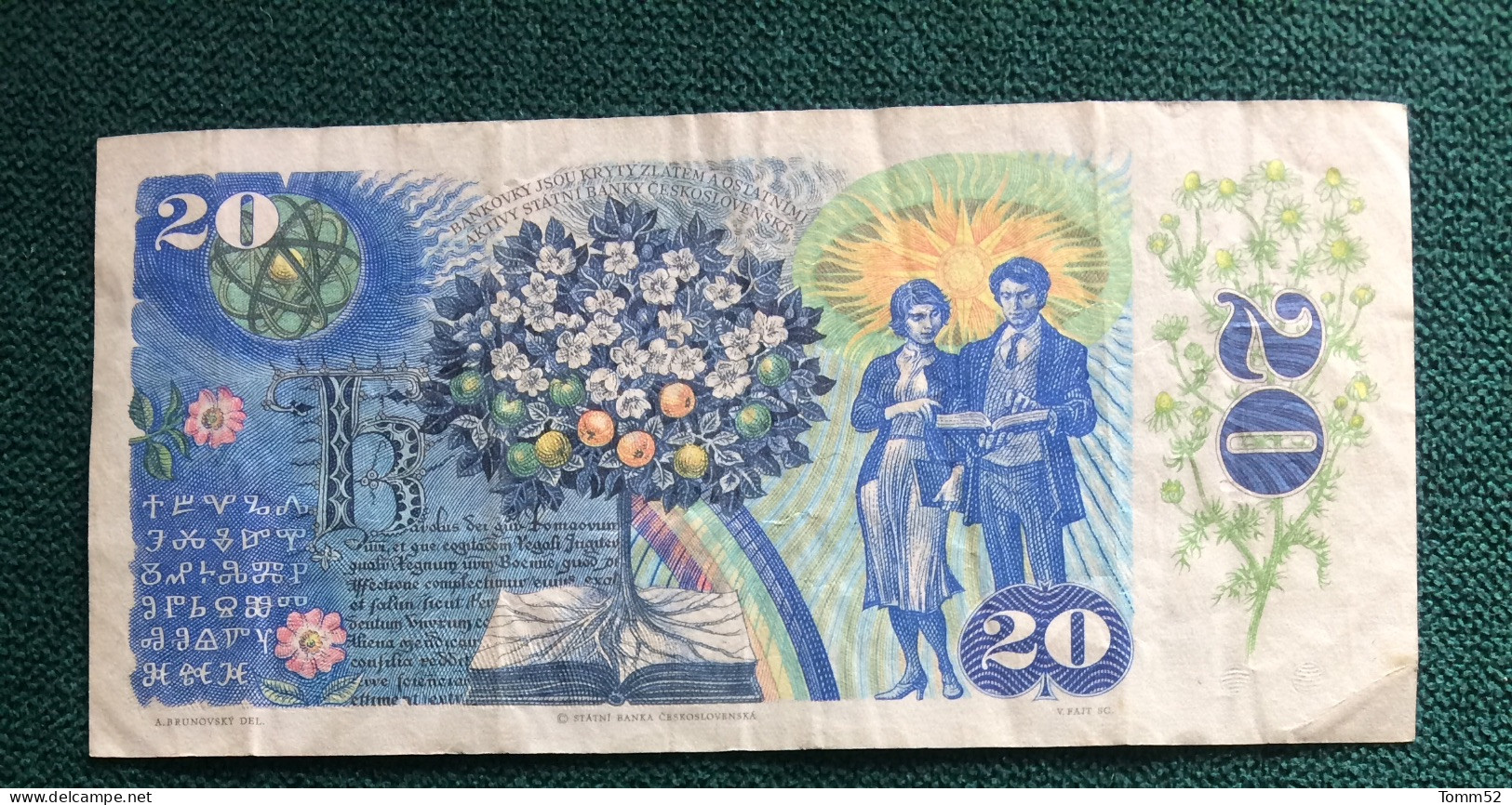 CZEHOSLOVAKIA 20 Korun - Checoslovaquia