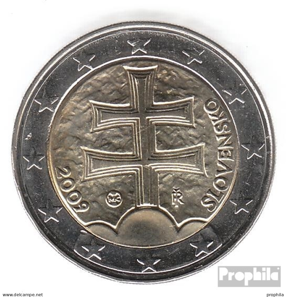 Slowakei SK 9 2009 Stgl./unzirkuliert Stgl./unzirkuliert 2009 Kursmünze 2 Euro - Slovakia