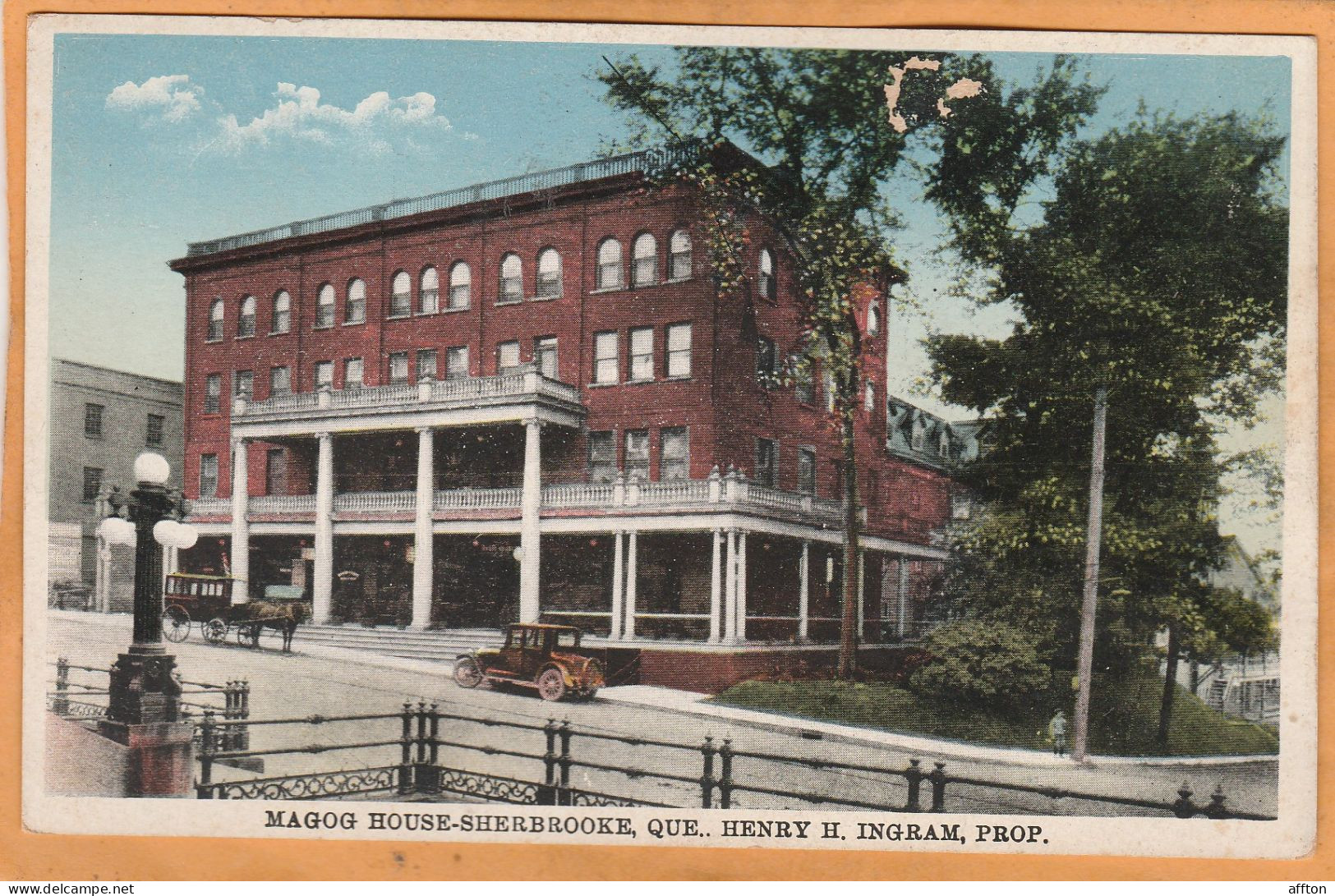 Sherbrooke Quebec Canada Old Postcard - Sherbrooke