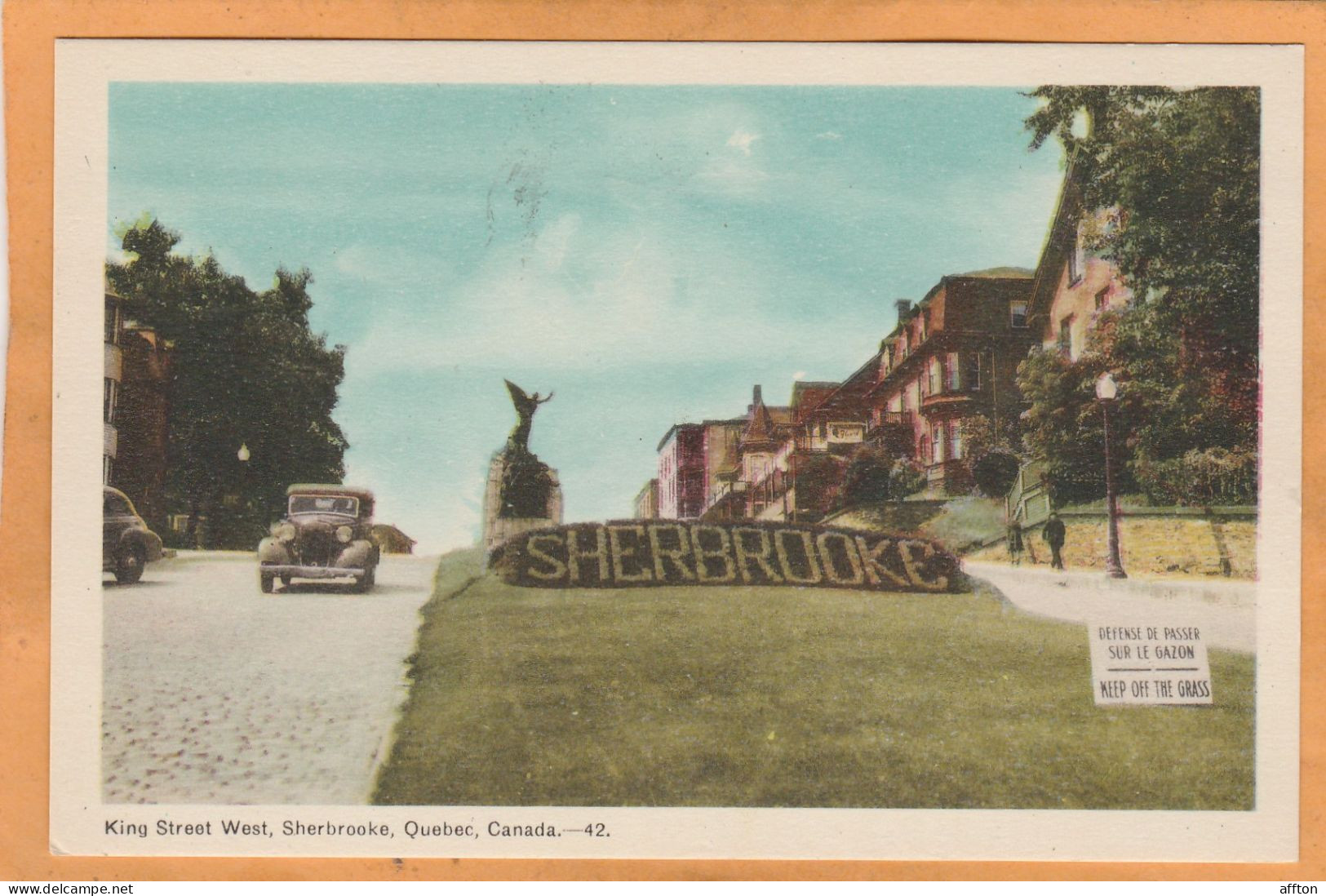 Sherbrooke Quebec Canada Old Postcard - Sherbrooke