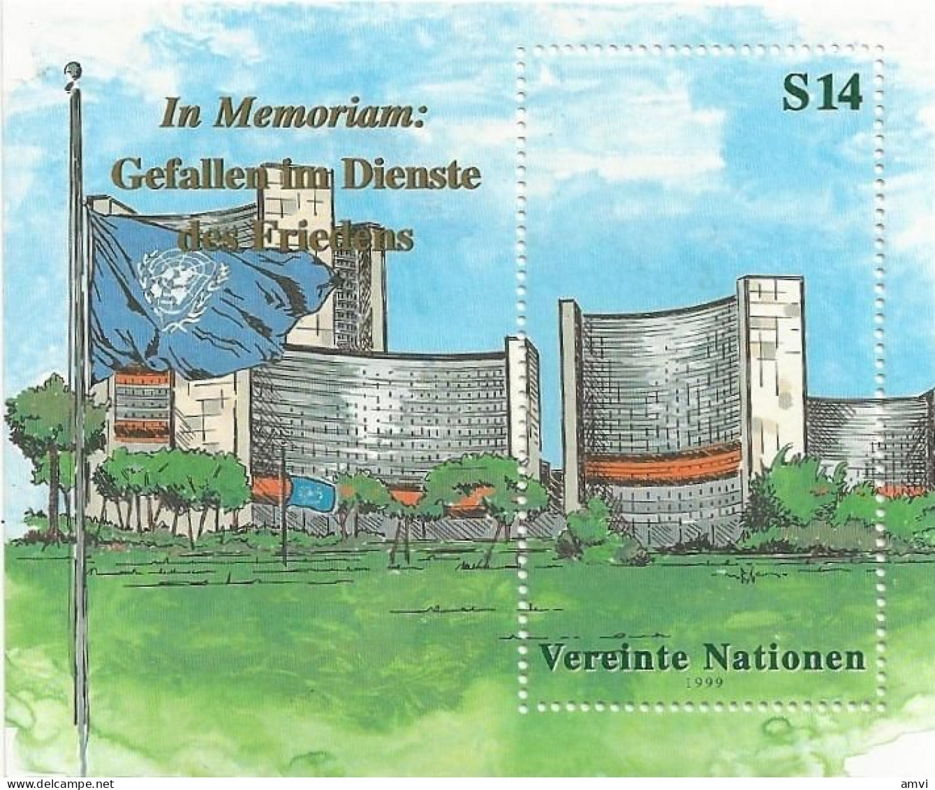 23-0728 1999 Vienna In Memoriam Bloc - Neufs
