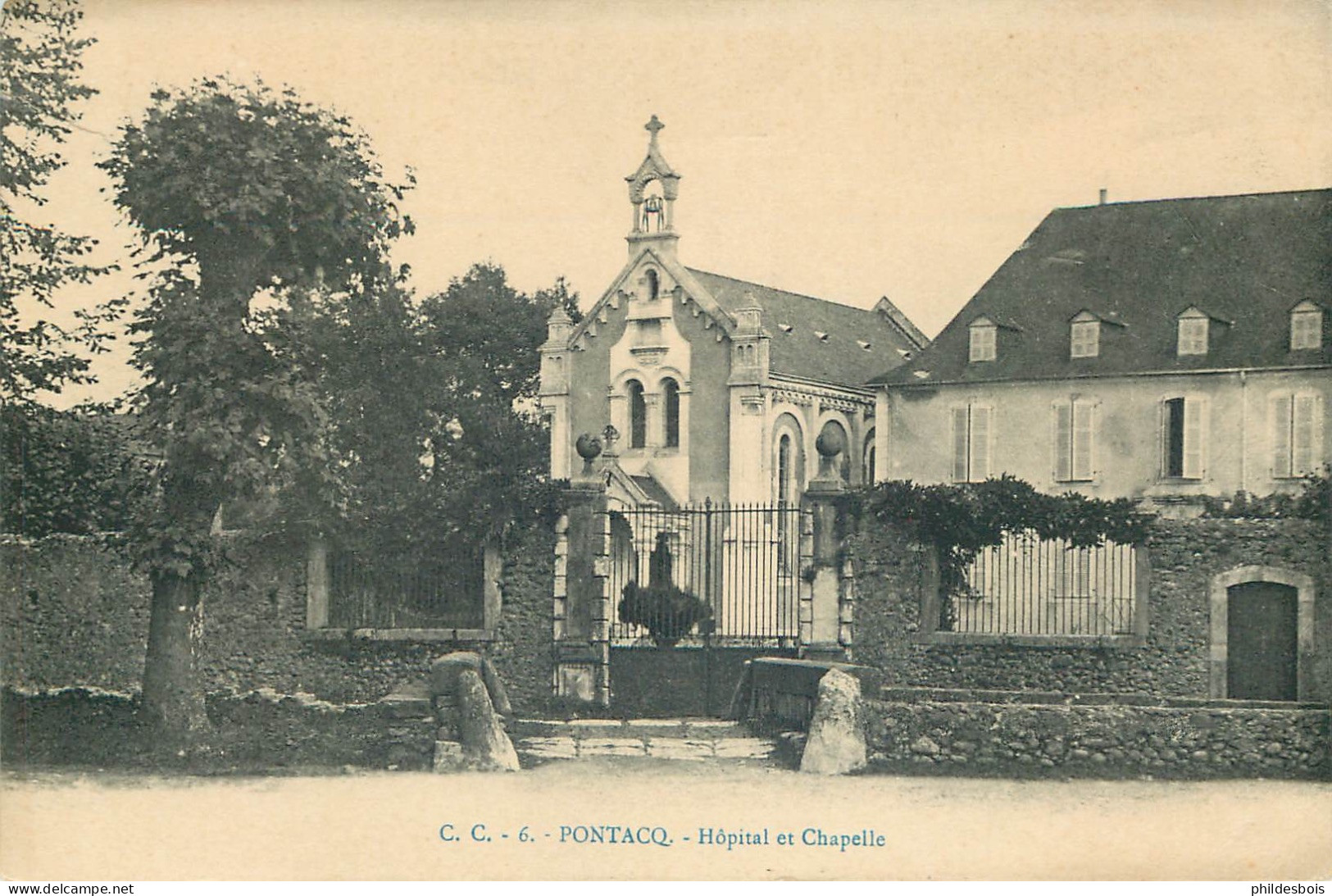 PYRENEES ATLANTIQUES  PONTACQ  Hopital Et Chapelle - Pontacq