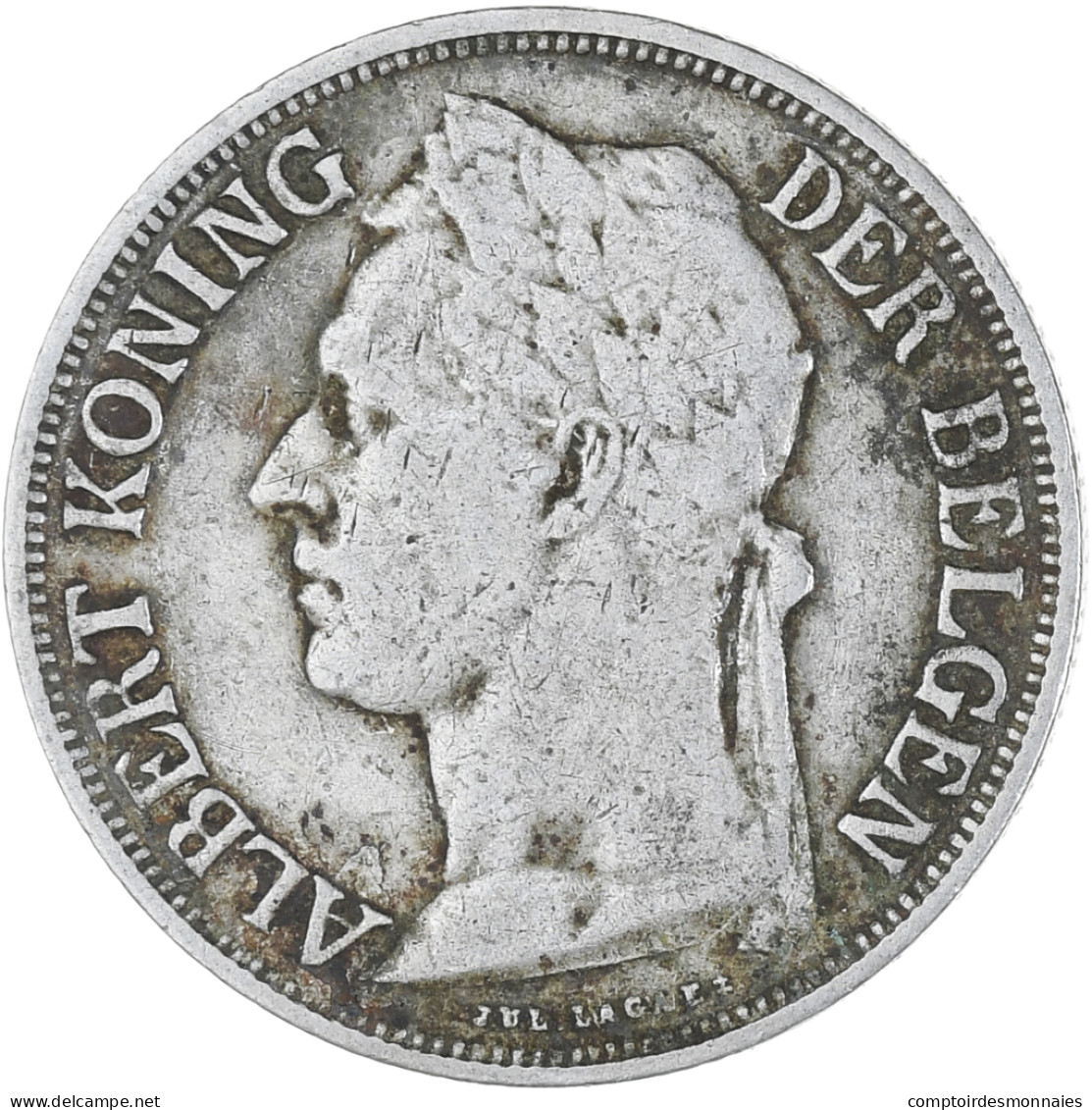 Monnaie, Congo Belge, Franc, 1928, TTB, Cupro-nickel, KM:21 - 1910-1934: Albert I.