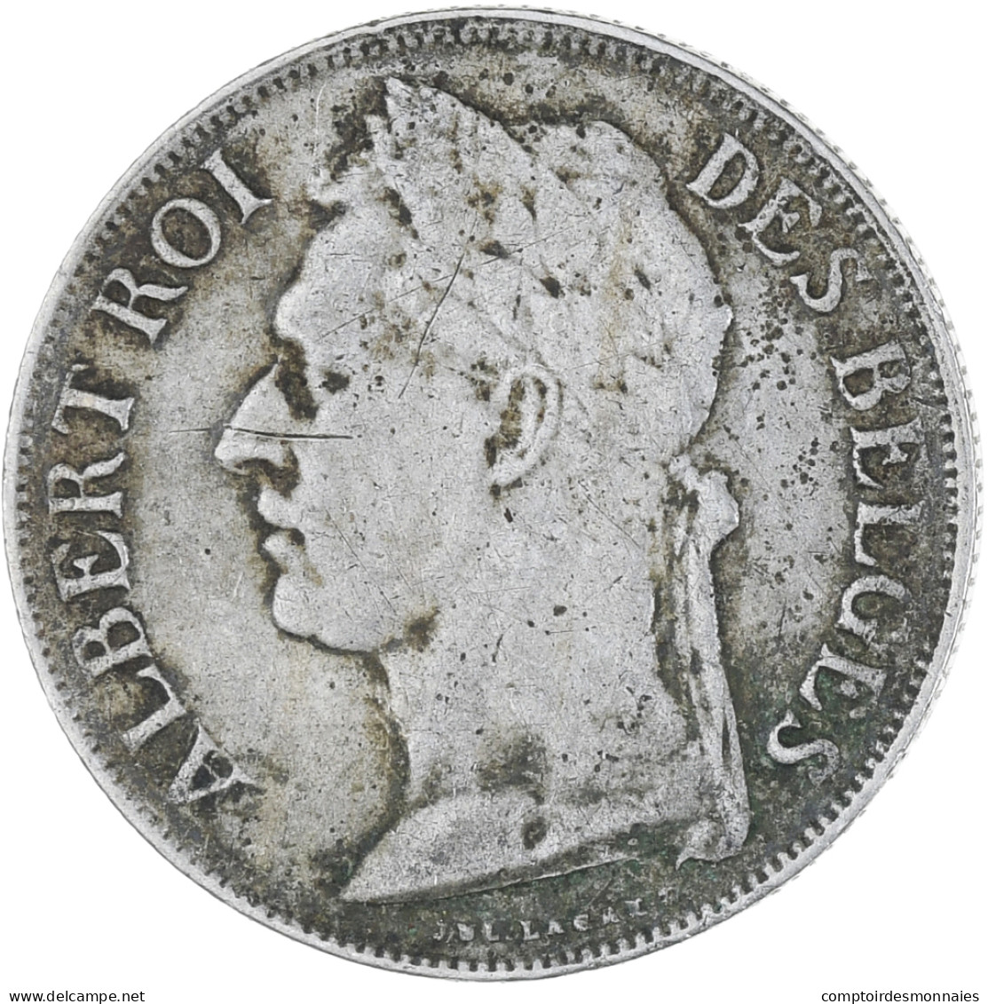 Monnaie, Congo Belge, Franc, 1923, TTB, Cupro-nickel, KM:21 - 1910-1934: Albert I.