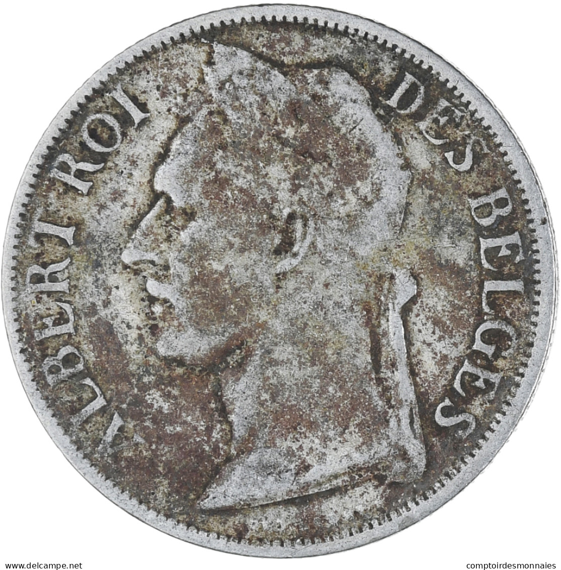 Monnaie, Congo Belge, Franc, 1925, TB+, Cupro-nickel, KM:20 - 1910-1934: Albert I.