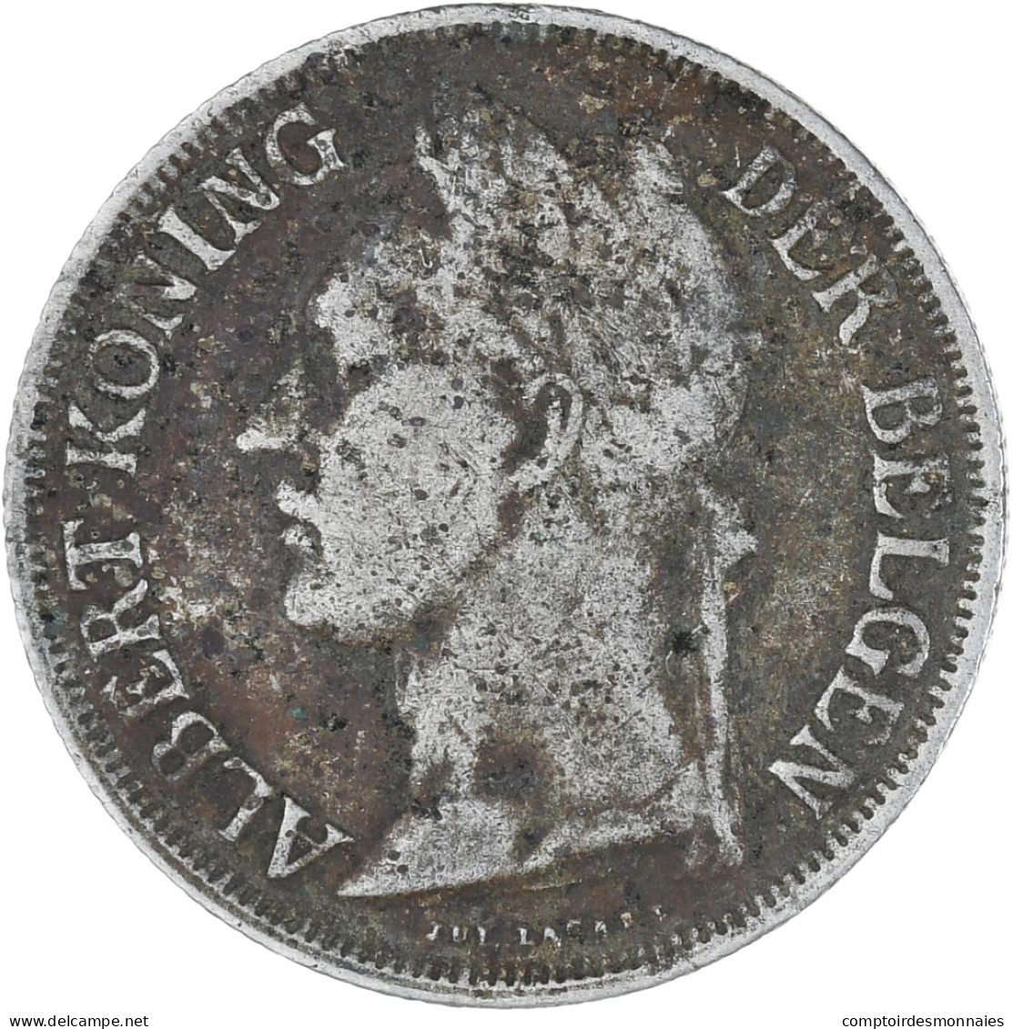 Monnaie, Congo Belge, Franc, 1922, TB, Cupro-nickel, KM:21 - 1910-1934: Albert I.