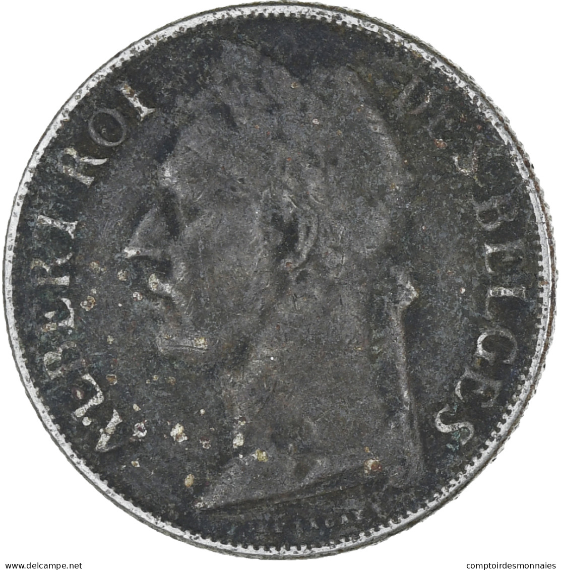 Monnaie, Congo Belge, Franc, 1922, TB, Cupro-nickel, KM:20 - 1910-1934: Alberto I