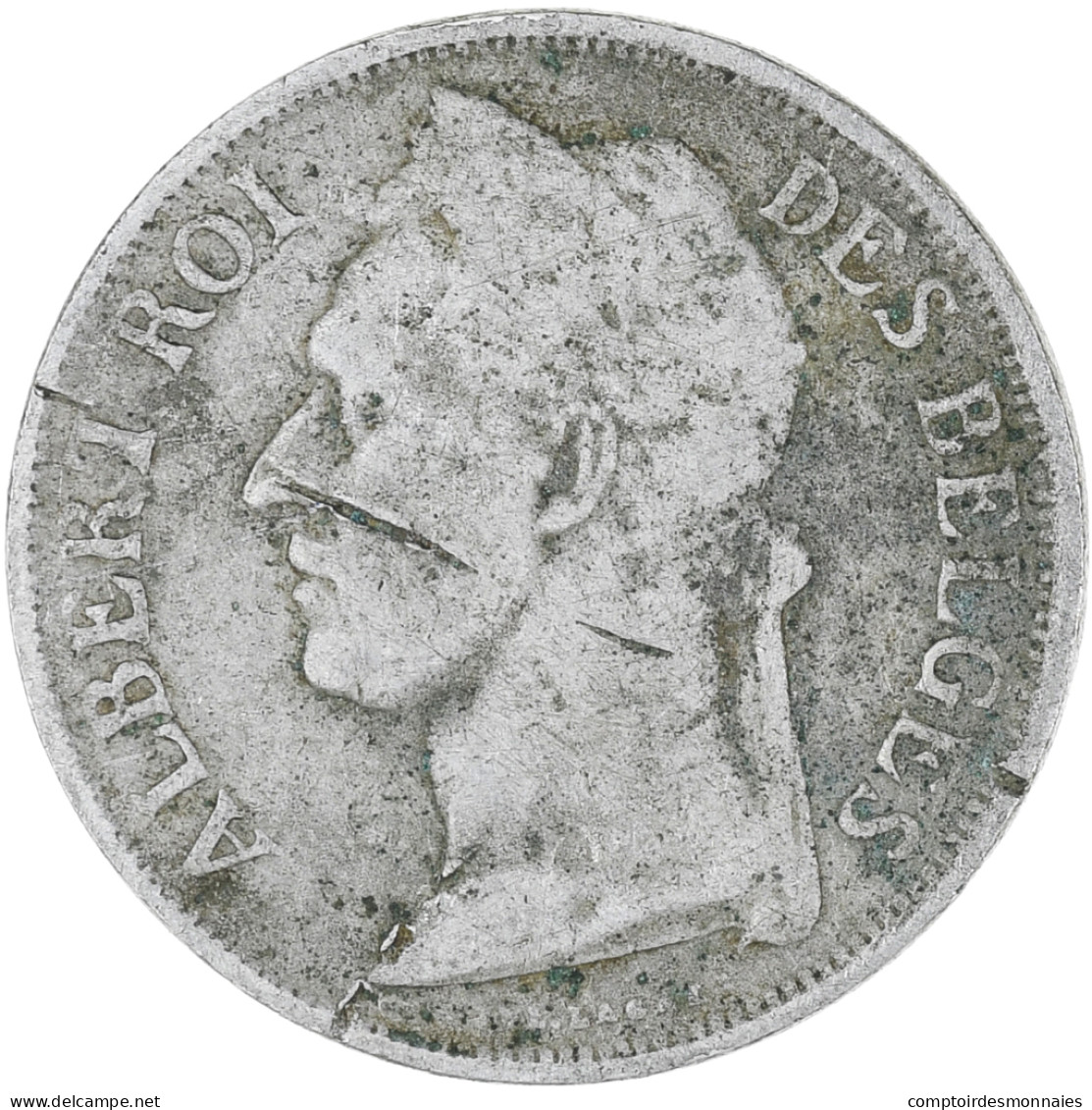 Monnaie, Congo Belge, Franc, 1926, TB, Cupro-nickel, KM:20 - 1910-1934: Albert I