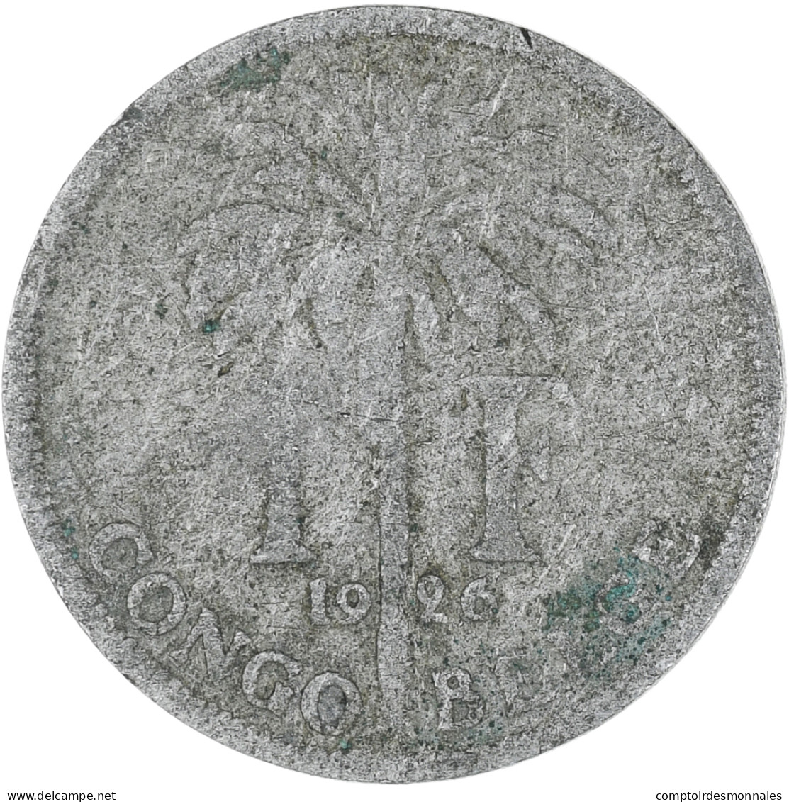 Monnaie, Congo Belge, Franc, 1926, TB, Cupro-nickel, KM:20 - 1910-1934: Albert I.