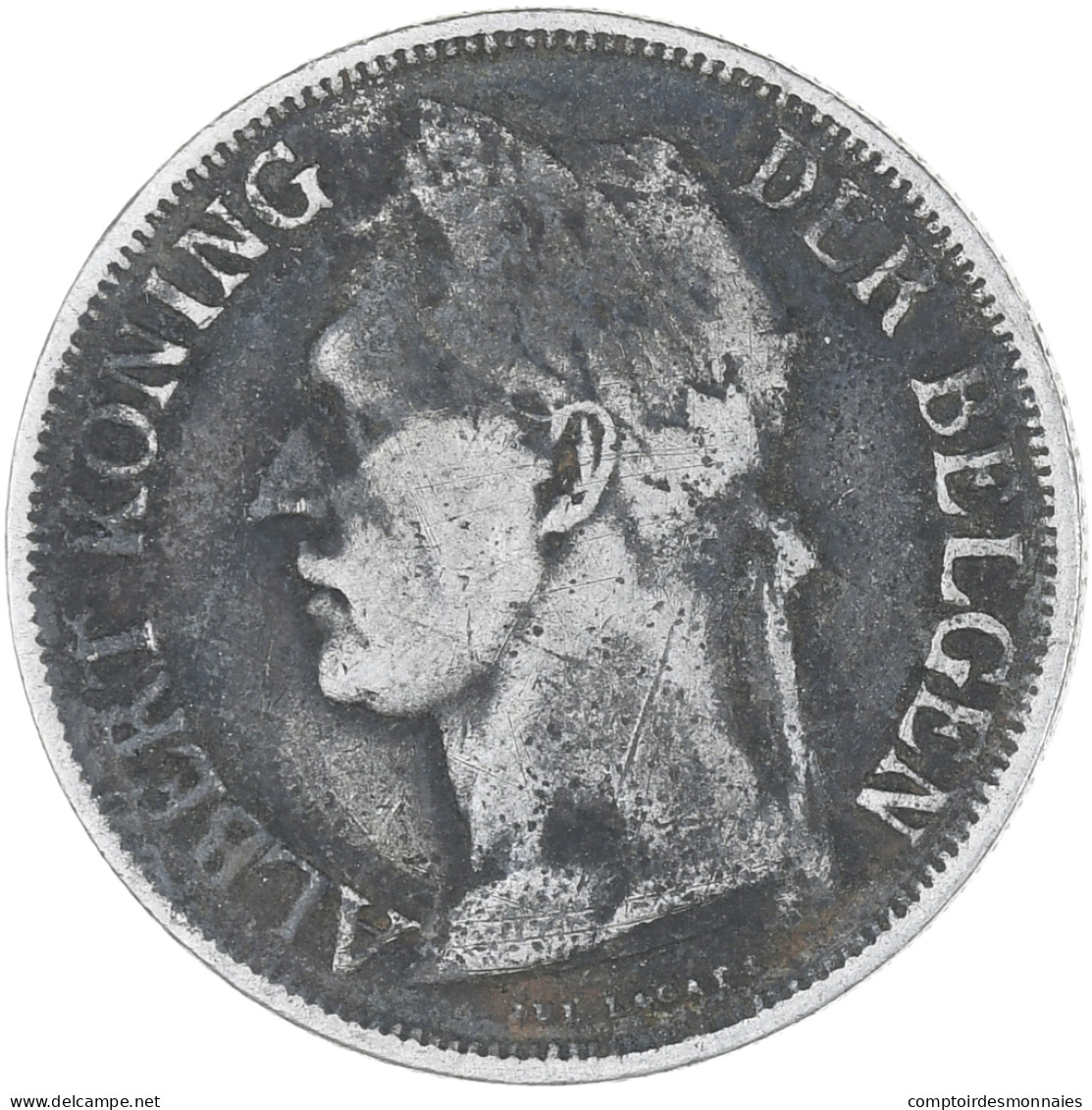 Monnaie, Congo Belge, Franc, 1924, TB, Cupro-nickel, KM:21 - 1910-1934: Albert I
