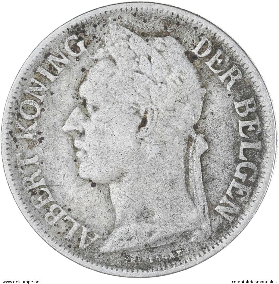 Monnaie, Congo Belge, Franc, 1924, TB, Cupro-nickel, KM:21 - 1910-1934: Albert I