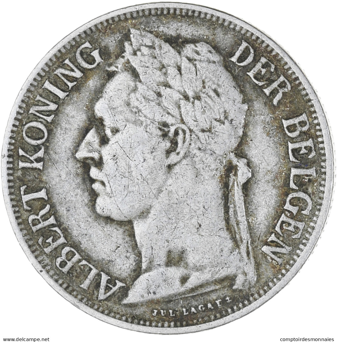 Monnaie, Congo Belge, Franc, 1928, TTB, Cupro-nickel, KM:21 - 1910-1934: Albert I.