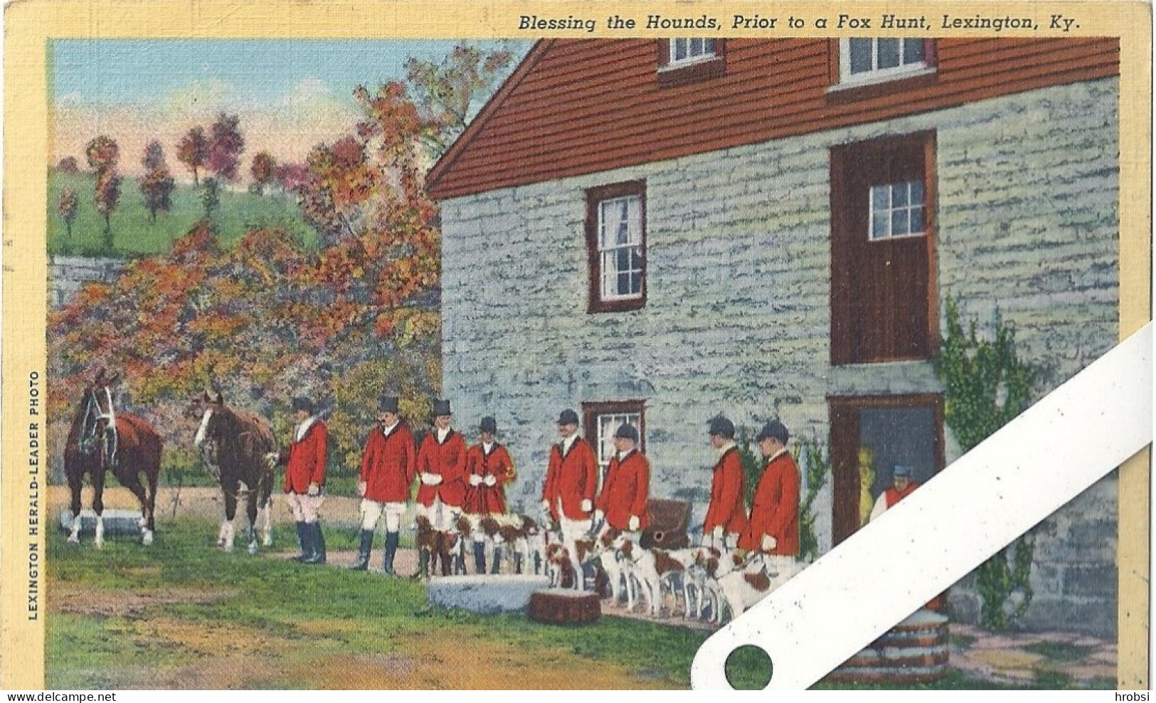 Amérique, Etats Unis, Kentucky Blessing The Hounds, Prior To A Fox Hunt - Lexington – Fayette