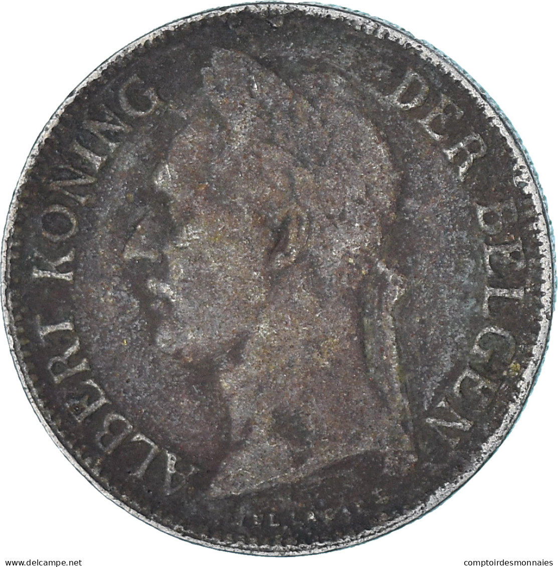 Monnaie, Congo Belge, 50 Centimes, 1925, TB, Cupro-nickel, KM:23 - 1910-1934: Alberto I