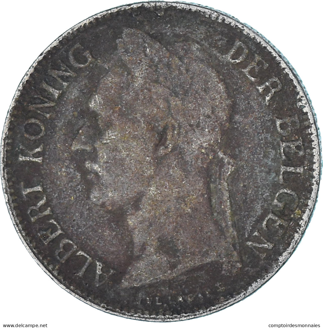 Monnaie, Congo Belge, 50 Centimes, 1925, TB, Cupro-nickel, KM:23 - 1910-1934: Albert I.