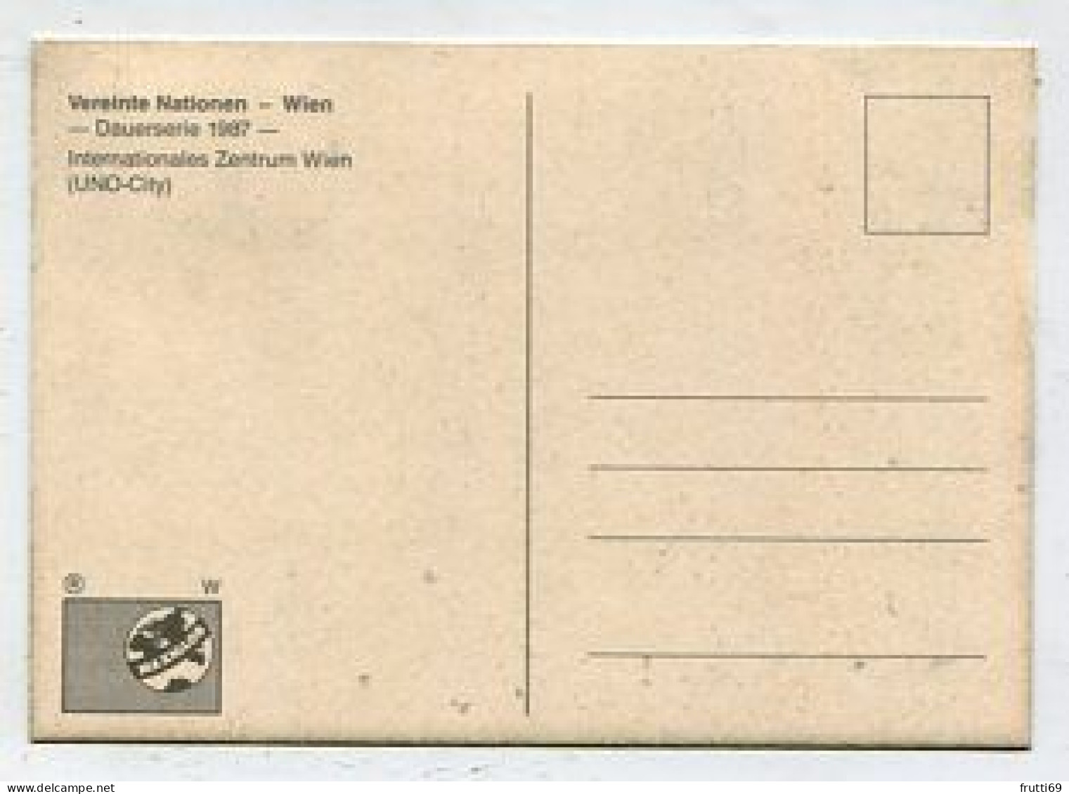 MC 158465 UNITED NATIONS - Wien - 1987  Dauerserie 1987 - Internationales Zentrum Wien - Cartoline Maximum