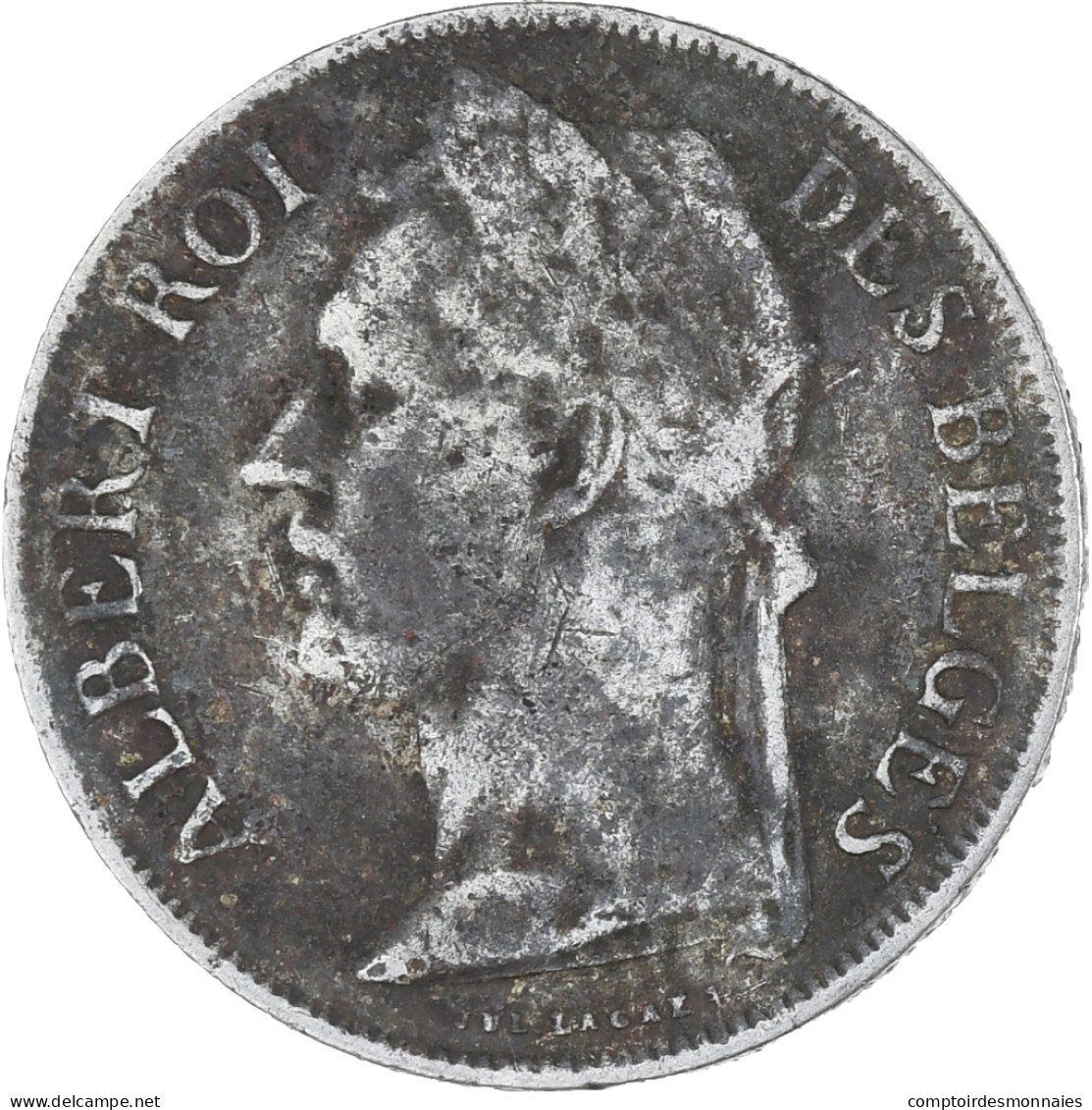 Monnaie, Congo Belge, Franc, 1923, TB, Cupro-nickel, KM:20 - 1910-1934: Albert I.