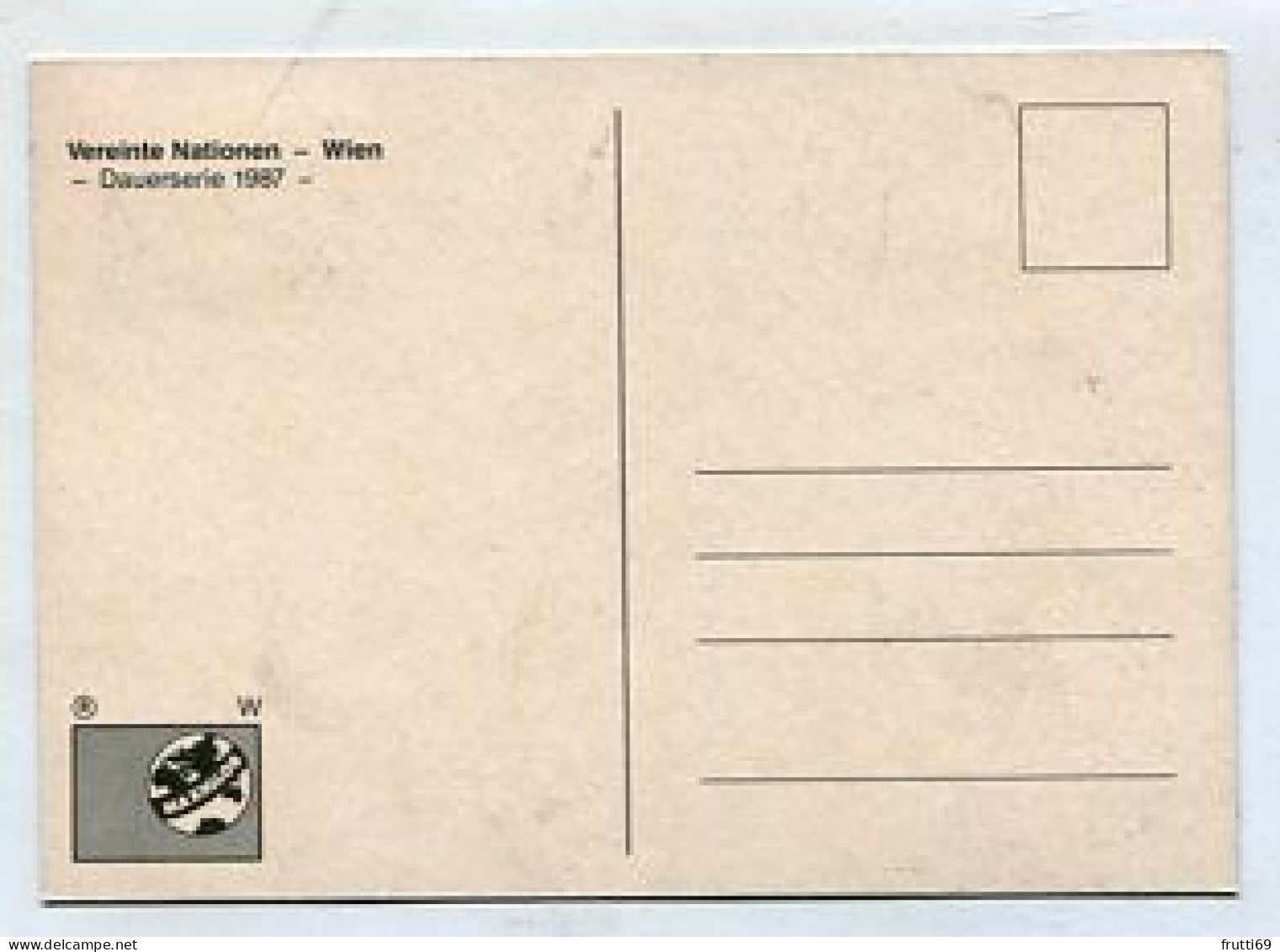 MC 158466 UNITED NATIONS - Wien - 1987  Dauerserie 1987 - Maximum Cards