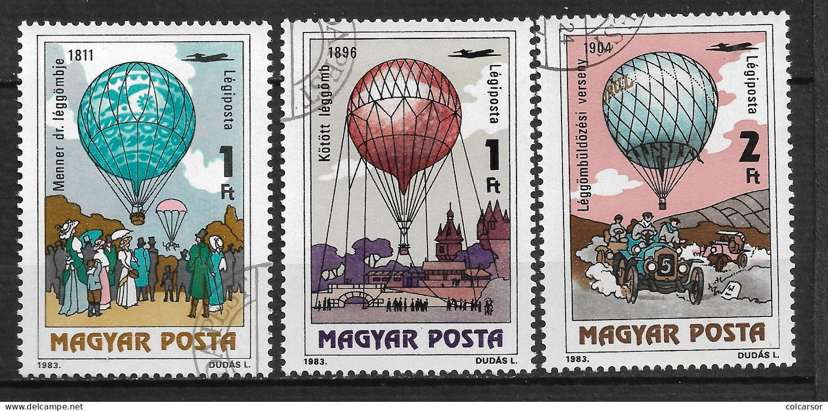 HONGRIE  N° 450/51/52  " BALLONS " - Unused Stamps