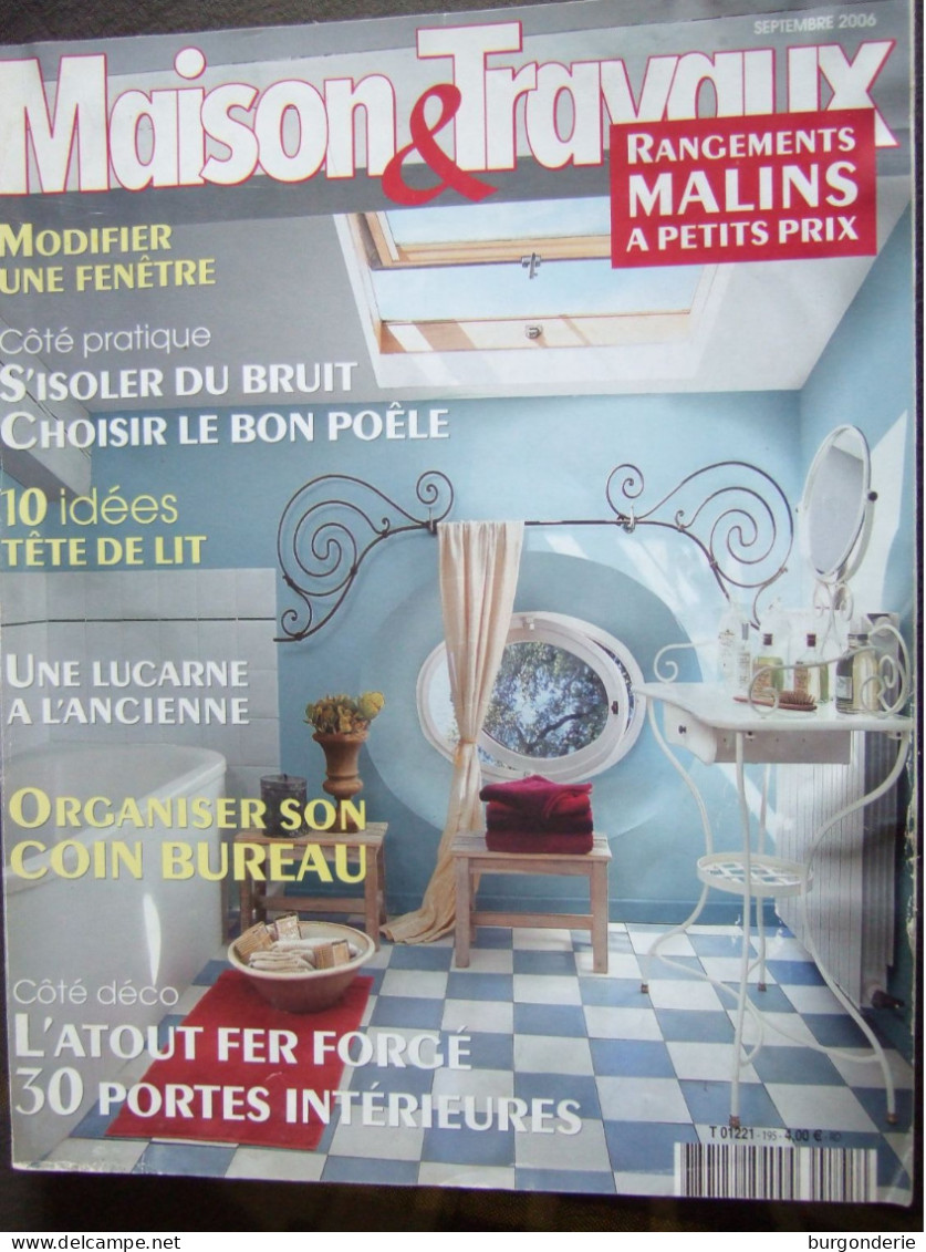 MAGAZINE MAISON ET TRAVAUX / 2006 / N° 195 - House & Decoration