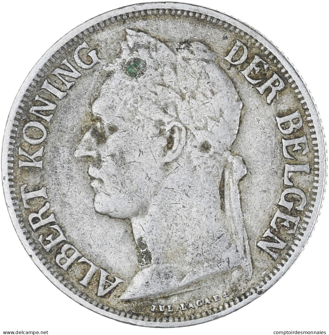 Monnaie, Congo Belge, Franc, 1926, TTB, Cupro-nickel, KM:21 - 1910-1934: Albert I.