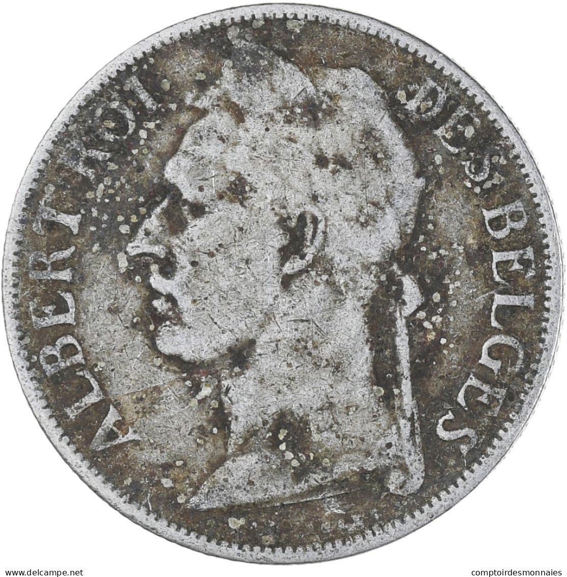 Monnaie, Congo Belge, Franc, 1925, TB, Cupro-nickel, KM:20 - 1910-1934: Albert I.