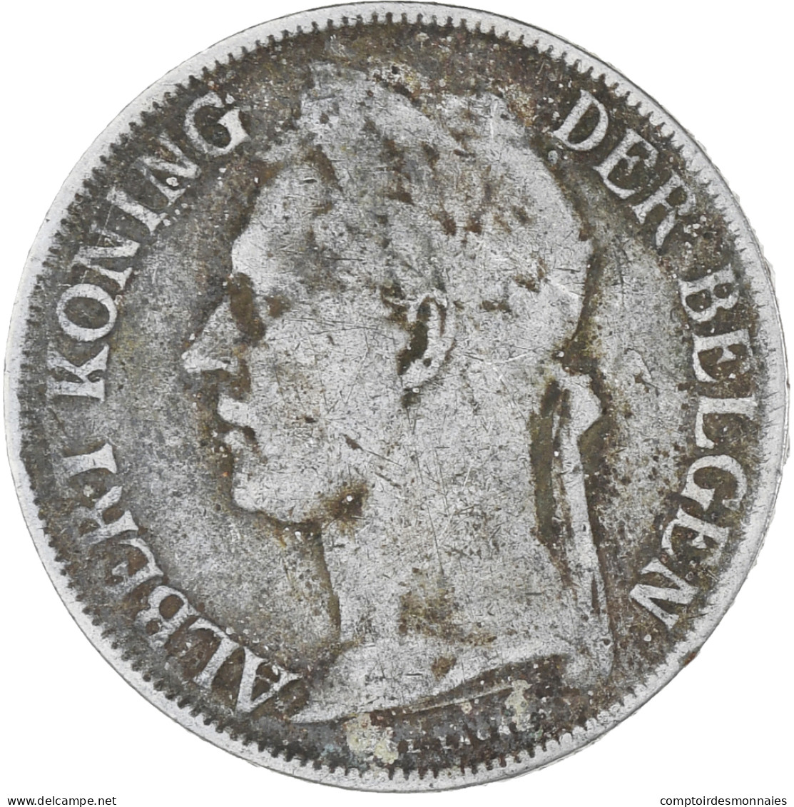 Monnaie, Congo Belge, Franc, 1921, TB+, Cupro-nickel, KM:21 - 1910-1934: Albert I.