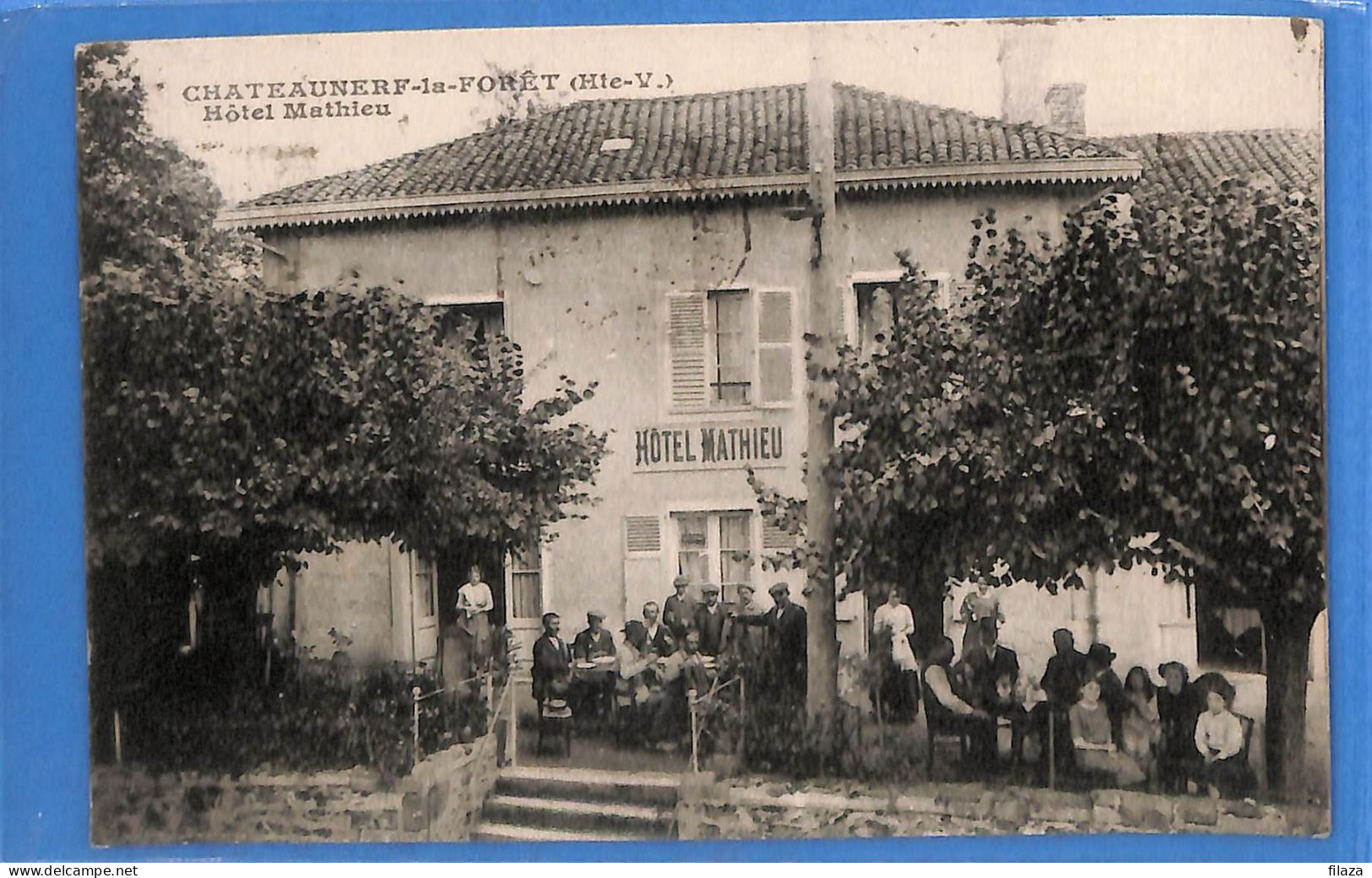 87 - Haute-Vienne - Chateauneuf La Foret - Hotel Mathieu (N13745) - Chateauneuf La Foret