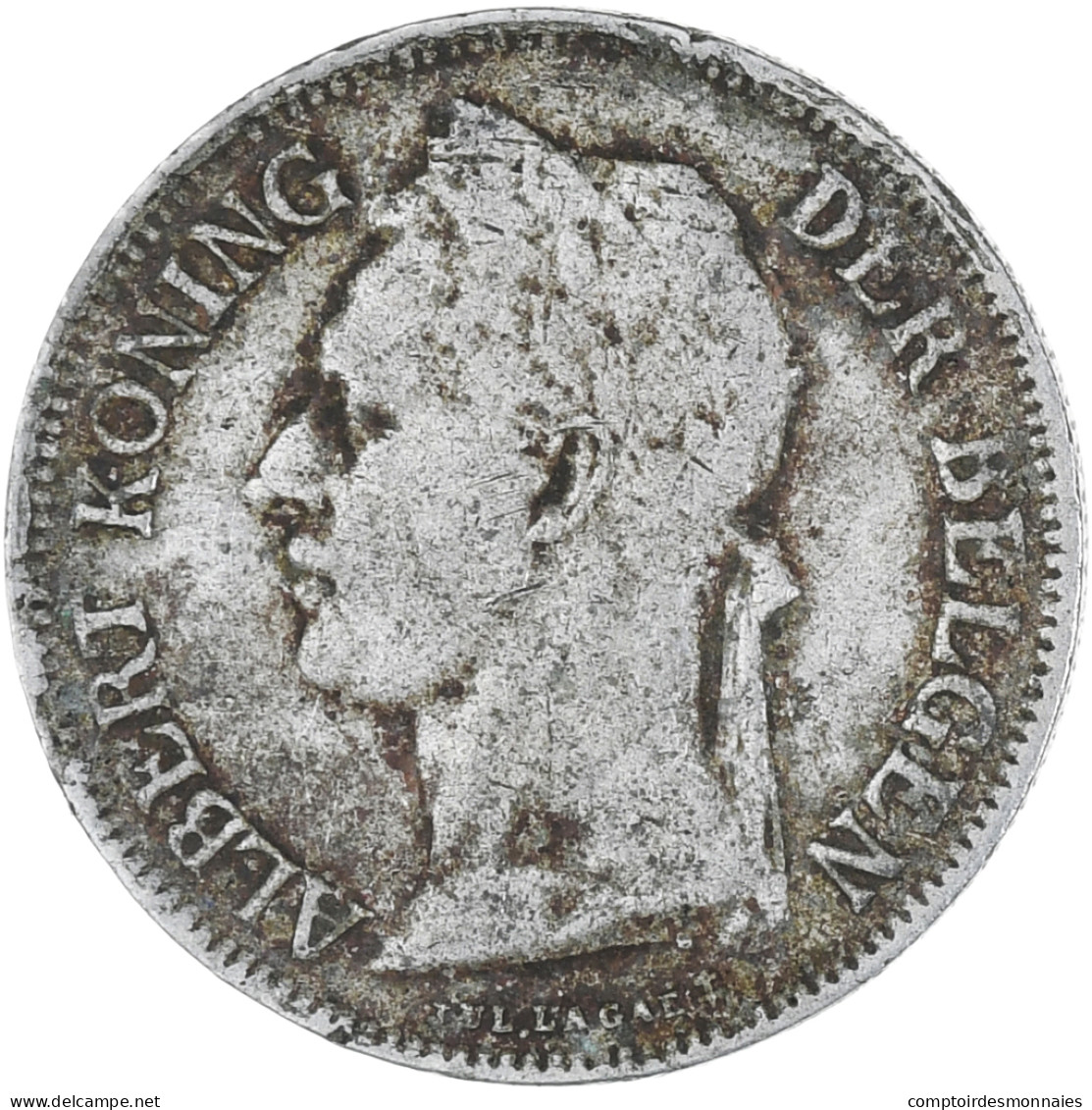 Monnaie, Congo Belge, 50 Centimes, 1926, TB, Cupro-nickel, KM:23 - 1910-1934: Albert I.