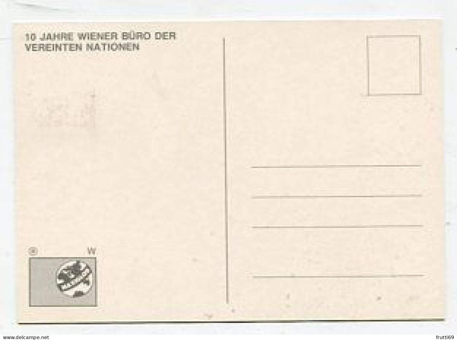 MC 158483 UNITED NATIONS - Wien - 10 Jahre Wiener Büro Der Vereinten Nationen - Cartoline Maximum