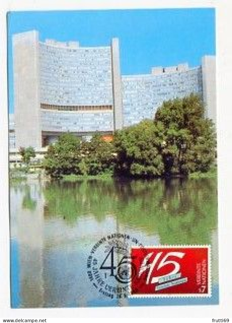 MC 158487 UNITED NATIONS - Wien - 1990 -  40 Jahre Vereinte Nationen - Cartes-maximum