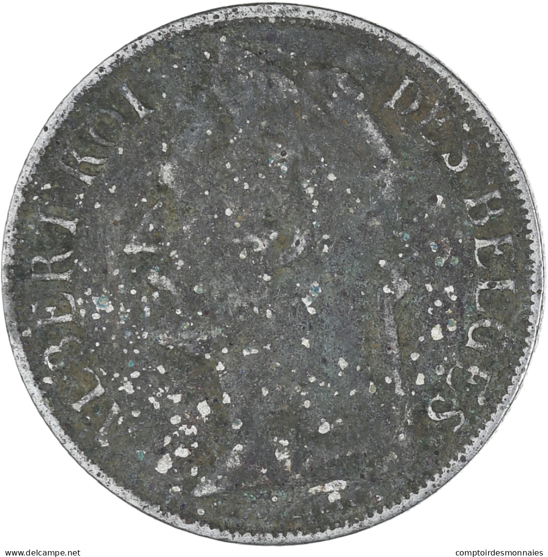 Monnaie, Congo Belge, Franc, 1925, B, Cupro-nickel, KM:20 - 1910-1934: Albert I.