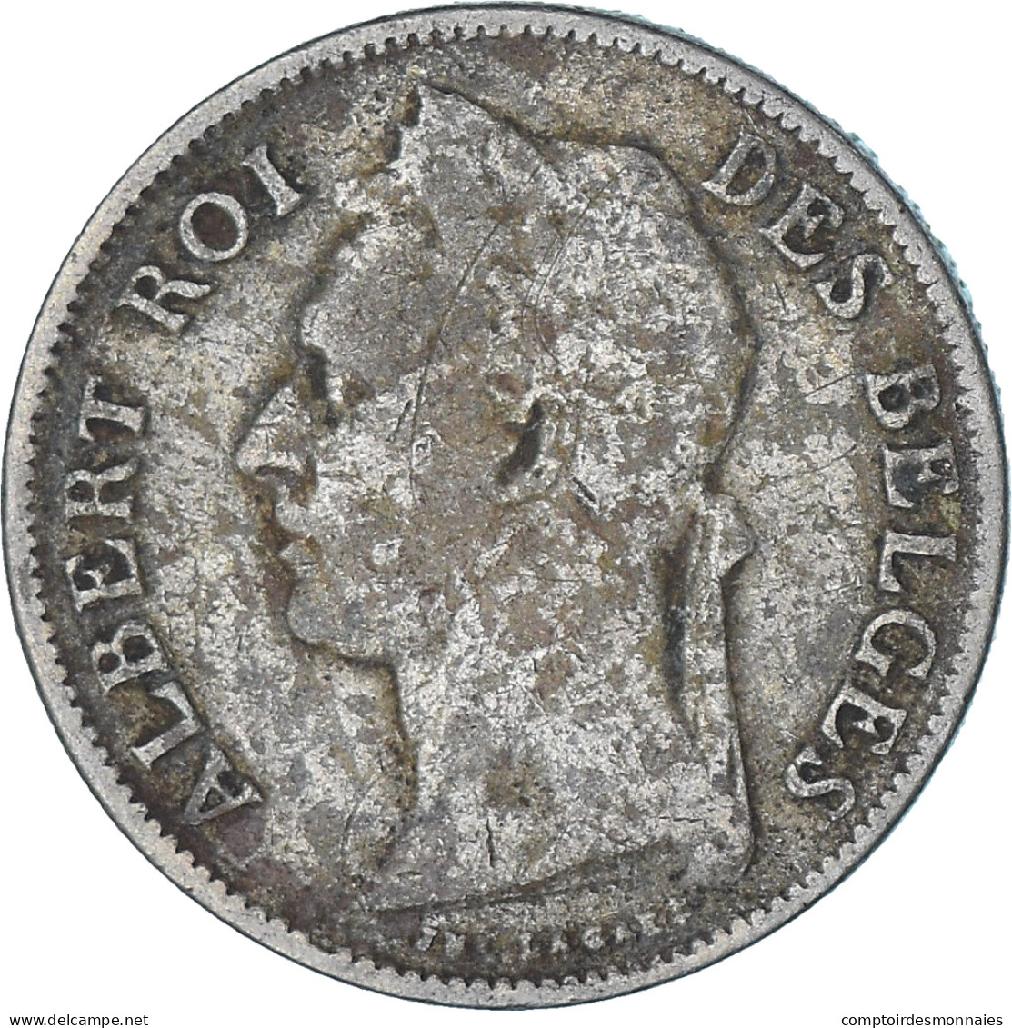 Monnaie, Congo Belge, 50 Centimes, 1926, TB, Cupro-nickel, KM:22 - 1910-1934: Albert I